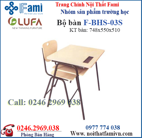 Bộ bàn học sinh F- BHS03S